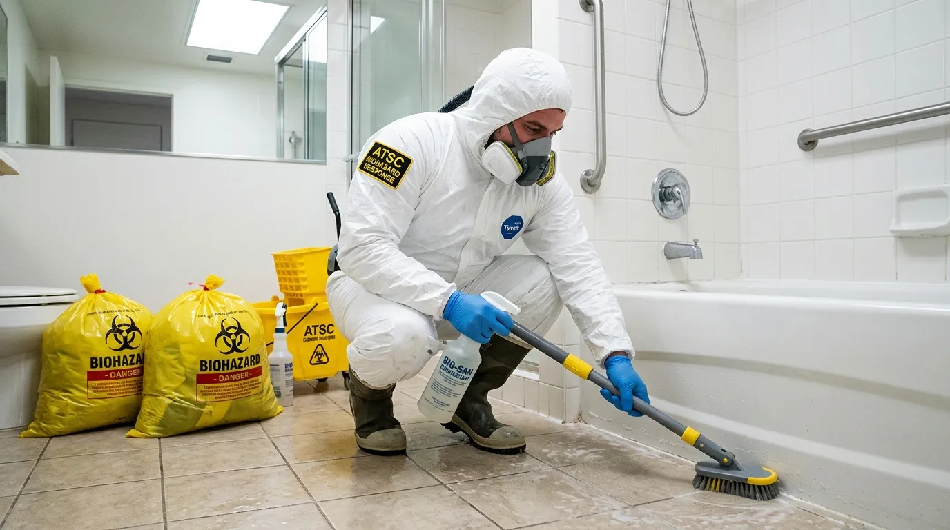 Decontamination equipment deployed for Blood Cleanup in Euless